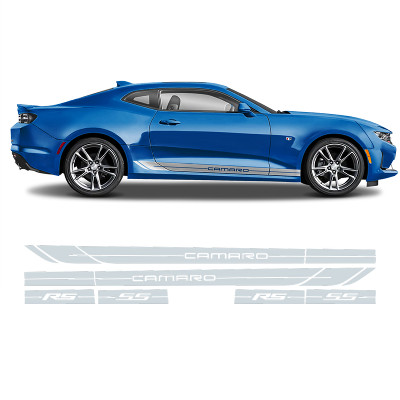 Rocker Side Stripes for Camaro 2016 - 2019 black