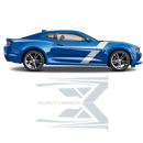 T-Stripes Side Graphic for Chevrolet Camaro 2016 - 2020 black