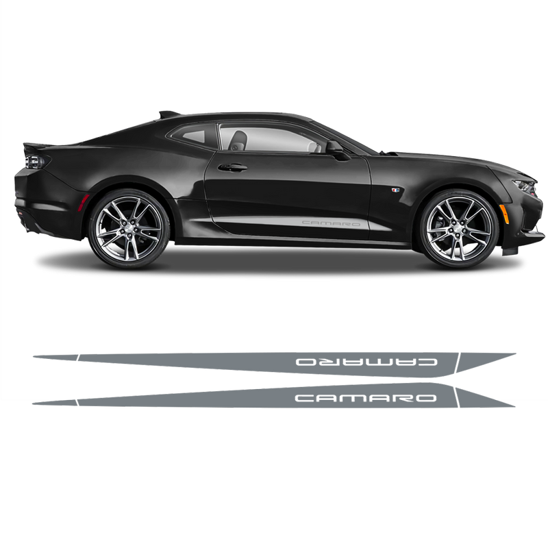 Side Stripes Triangle for Chevrolet Camaro 2016 - 2020 black