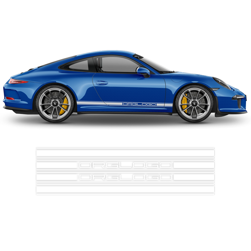 Racing Decals set in one color, for Carrera