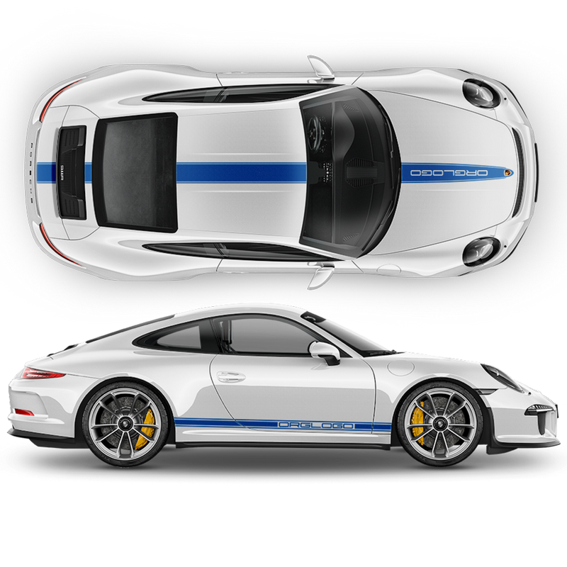 Racing Decals set in one color, for Carrera