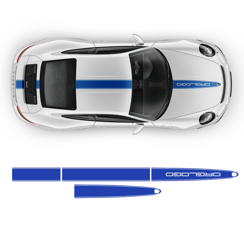 Racing Decals set in one color, for Carrera