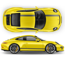 Asymmetrical Racing Stripes set for Carrera black