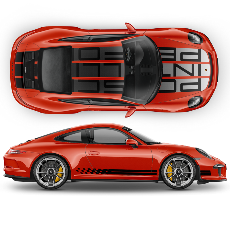 Endurance Racing Edition design decals set for Porsche Carrera 911