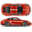 FADED Racing Decals set for Carrera black