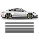 Martini Thin Racing stripes set, Carrera (1999 - 2021) Martini Grayscale