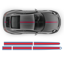 Martini Thin Racing stripes set, Carrera (1999 - 2021) Martini Regular