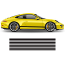 Asymmetrical Racing Stripes set for Carrera black