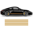 Asymmetrical Racing Stripes set for Carrera black