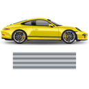 Asymmetrical Racing Stripes set for Carrera black