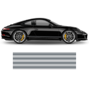 Asymmetrical Racing Stripes set for Carrera black