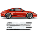 Scratched Two Colors Racing Stripes set for Porsche Carrera