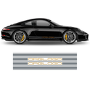 Racing side stripes in two colors for Carrera