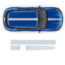 Racing Decals Set in One Color for Porsche Cayenne / Macan black