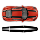 Contoured R Stripes Over The Top, Cayman / Boxster 2005 - 2020