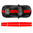 Exclusive Series Double Stripes Over The Top for Cayman / Boxster black