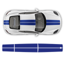 Exclusive Series Double Stripes Over The Top for Cayman / Boxster black