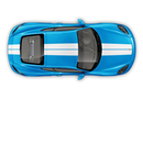 Exclusive Series Double Stripes Over The Top for Cayman / Boxster black