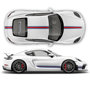 THIN Martini Racing stripes set for Porsche Cayman / Boxster Martini Regular