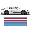 THIN Martini Racing stripes set for Porsche Cayman / Boxster Martini Regular