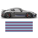 THIN Martini Racing stripes set for Porsche Cayman / Boxster Martini Regular