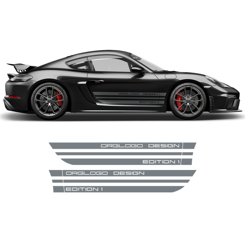 Porsche Design Edition 1 Racing stripes set, Cayman / Boxster 2005 - 2020