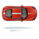 FADED Racing Decals set for Cayman / Boxster 2005 - 2019