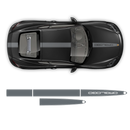 Contoured Racing Decals set in one color, for Cayman / Boxster 2005 - 2020