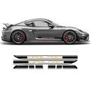 Rocker side stripes in two colors, Cayman / Boxster 2005 - 2020