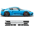 Rocker side stripes in two colors, Cayman / Boxster 2005 - 2020