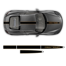 Racing Decals set in two colors for Cayman / Boxster 2005 - 2020