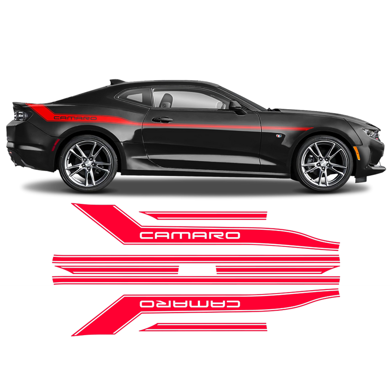 Side Graphics, for Chevrolet Camaro 2016 - 2019