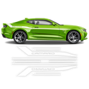 Side Graphics, for Chevrolet Camaro 2016 - 2019