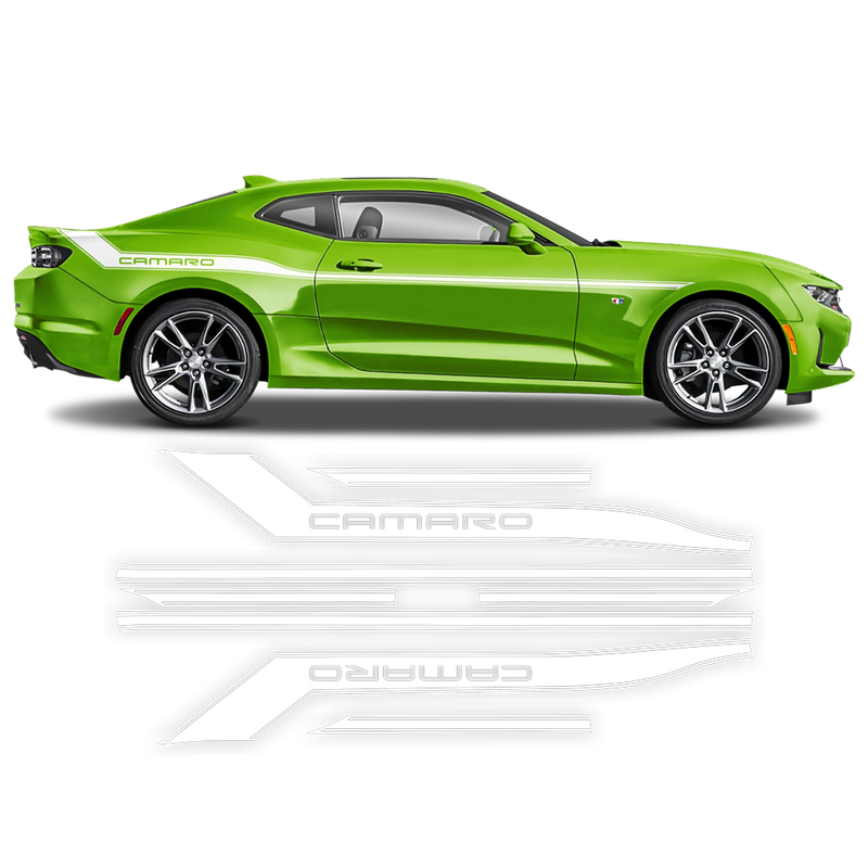 Side Graphics, for Chevrolet Camaro 2016 - 2019