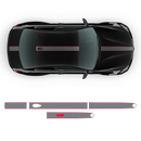 Contoured Racing Stripes Over The Top for BMW 2 series