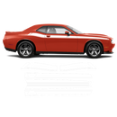 Short Side Stripes in One Color for Dodge Challenger 2011 - 2024