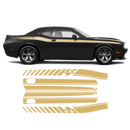 R / T Long side stripes for DODGE Challenger 2011 - 2024 black