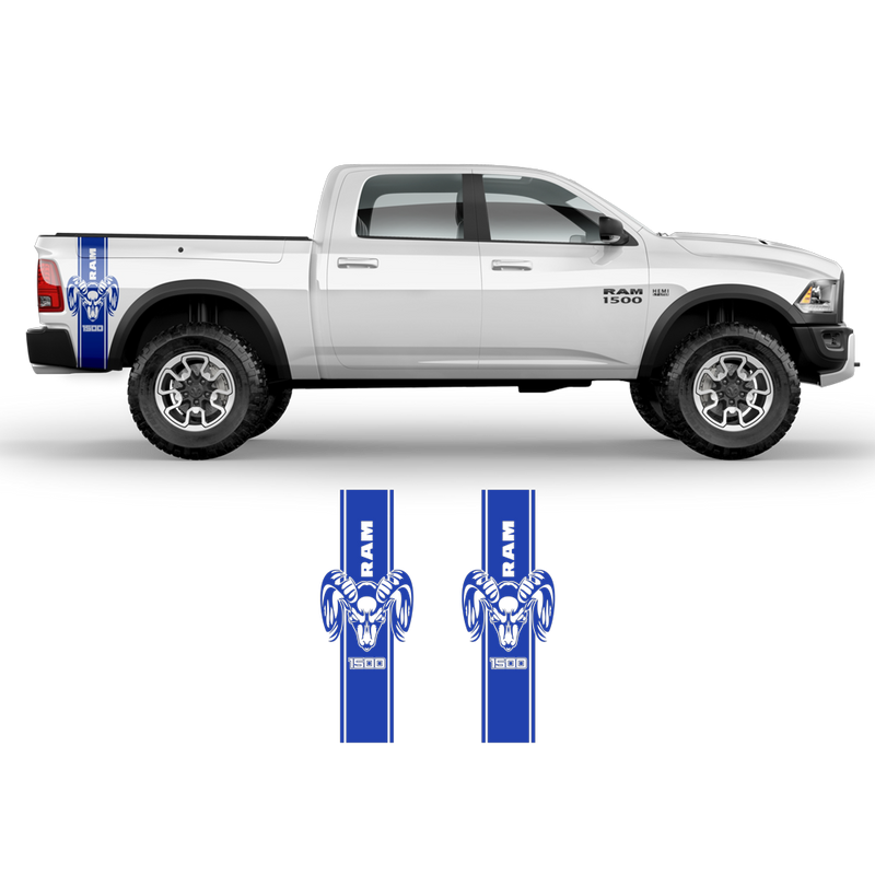 1500 RAM Vertical Graphic decals, for Dodge RAM