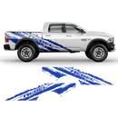 SCRATCHED REBEL Side Graphic, for Dodge RAM