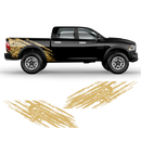 Skull Scratched side graphic for Dodge RAM (fit any truck) black