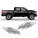 Skull Scratched side graphic for Dodge RAM (fit any truck) black