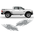 Skull Scratched side graphic for Dodge RAM (fit any truck) black