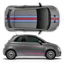 Martini Style Racing Stripes Set, for Fiat 500