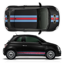 Martini Style Racing Stripes Set, for Fiat 500