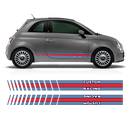 Martini Style Racing Stripes Set, for Fiat 500