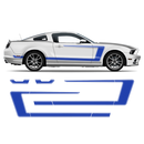 Accent Side Graphics, for Mustang 2005 - 2014 black