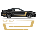 Accent Side Graphics, for Mustang 2005 - 2014 black
