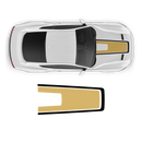 Accent Side / Hood Graphic Decals for Ford Mustang 2015 - 2020