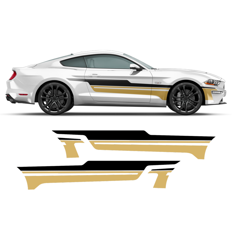 Accent Side / Hood Graphic Decals for Ford Mustang 2015 - 2020