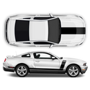 BOSS 302 style Racing stripes set, for Ford Mustang 2012 - 2014